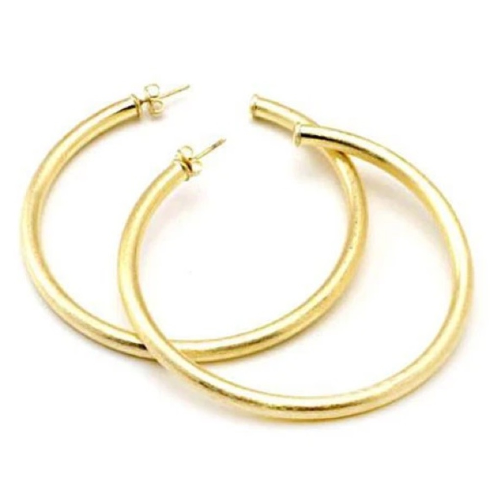 Gold Sheila Fajl Hoops